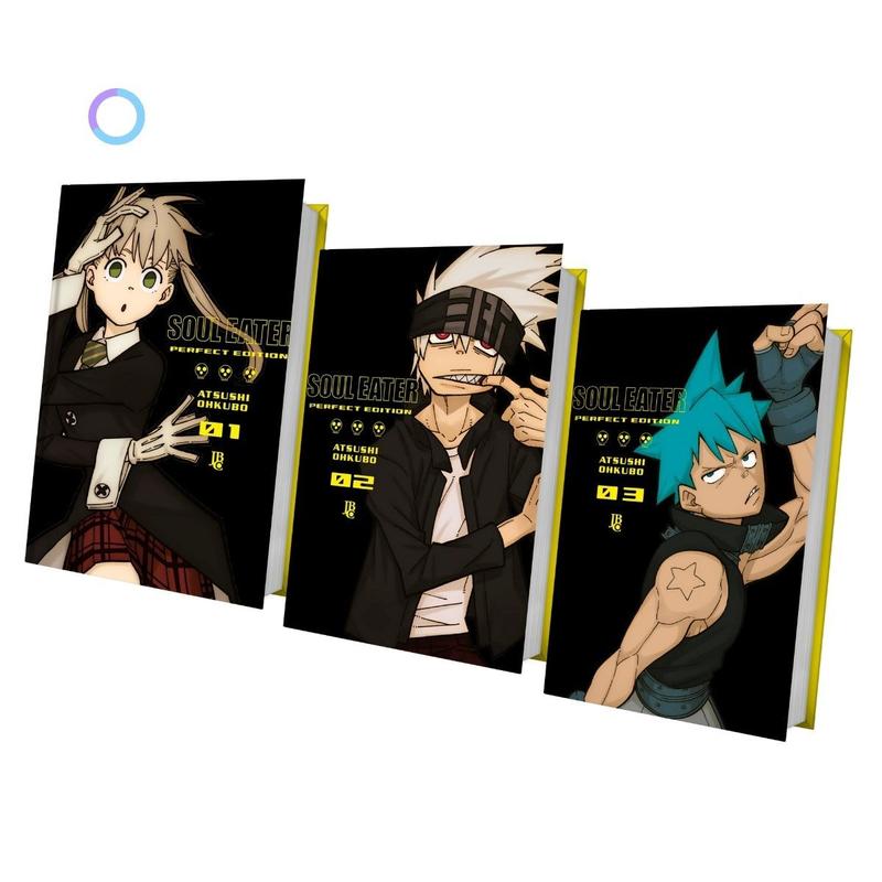 Soul Eater Perfect Edition Mangá Vol. 1 Ao 3 - KIT Português